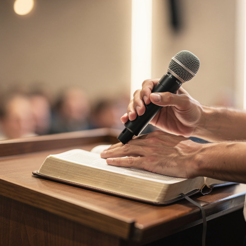 Arise Consulting LLC speaking engagement at a faith-based event inspiring audience with Christian life coaching message